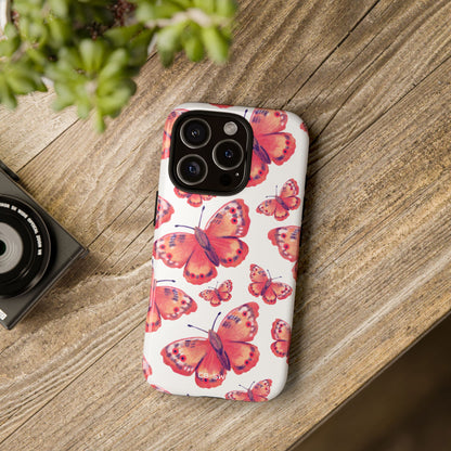 Vibrant Butterfly Dance - iPhone Case