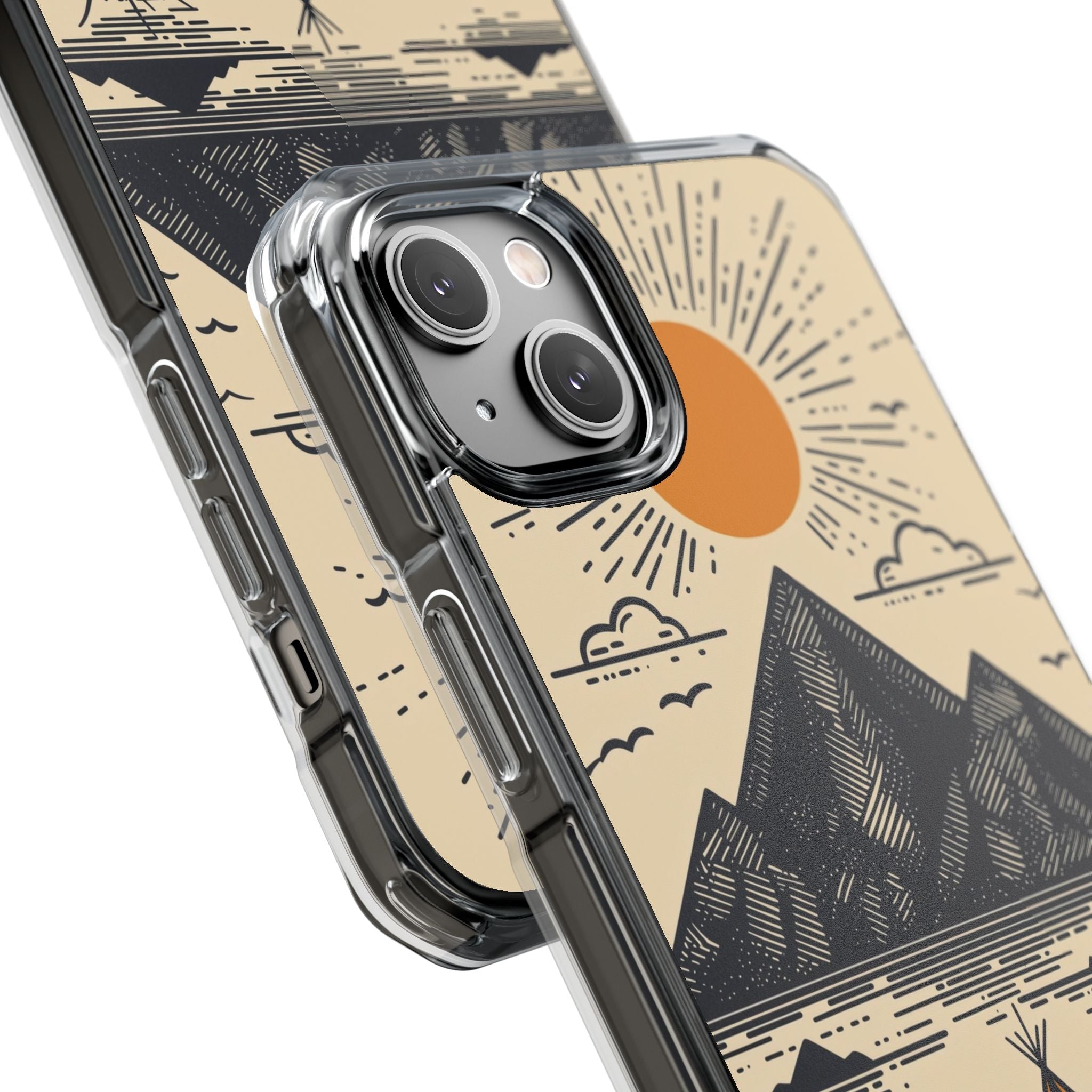 Golden Tent Awaits iPhone Case - Impact