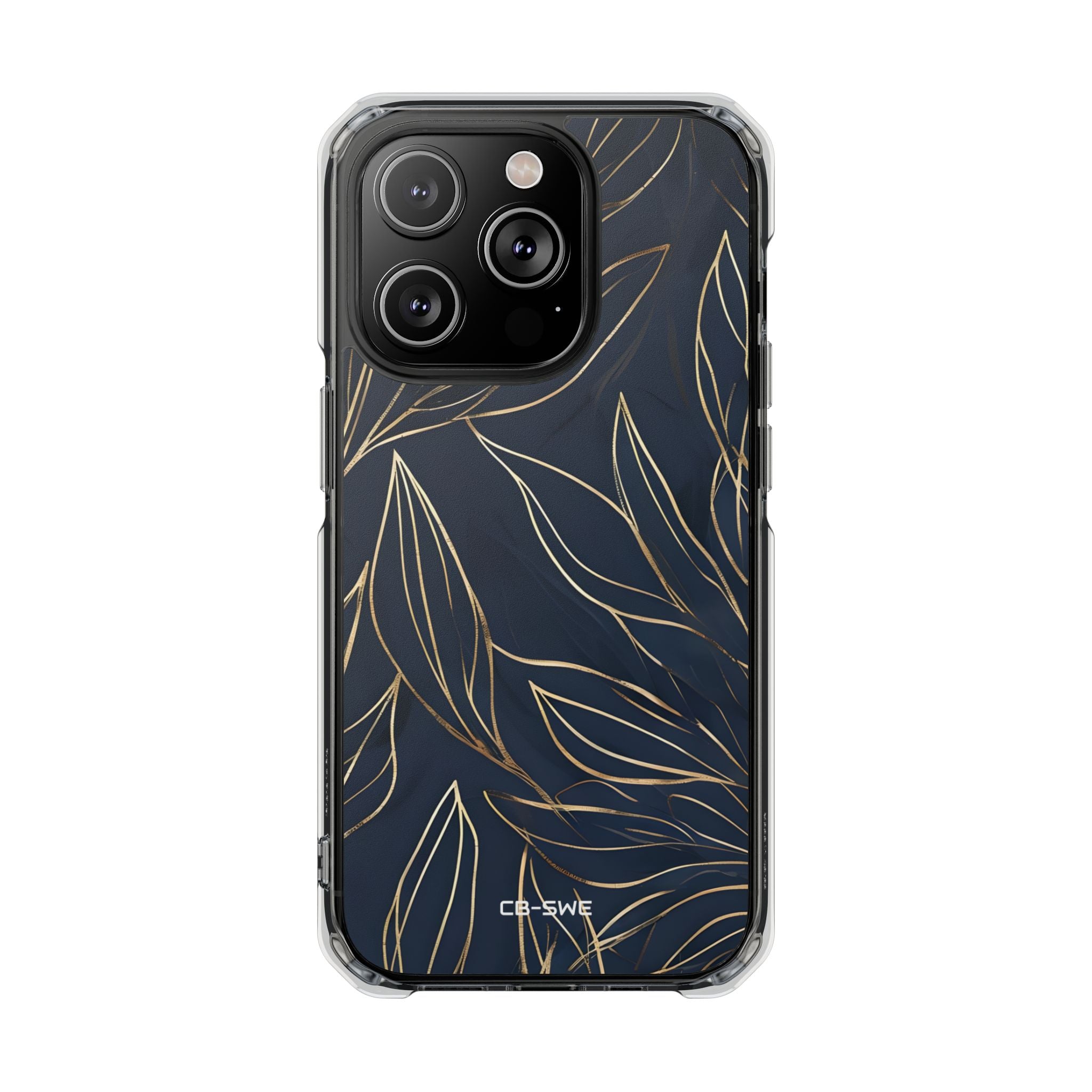 Modern Gold Leaves iPhone Case - Impact