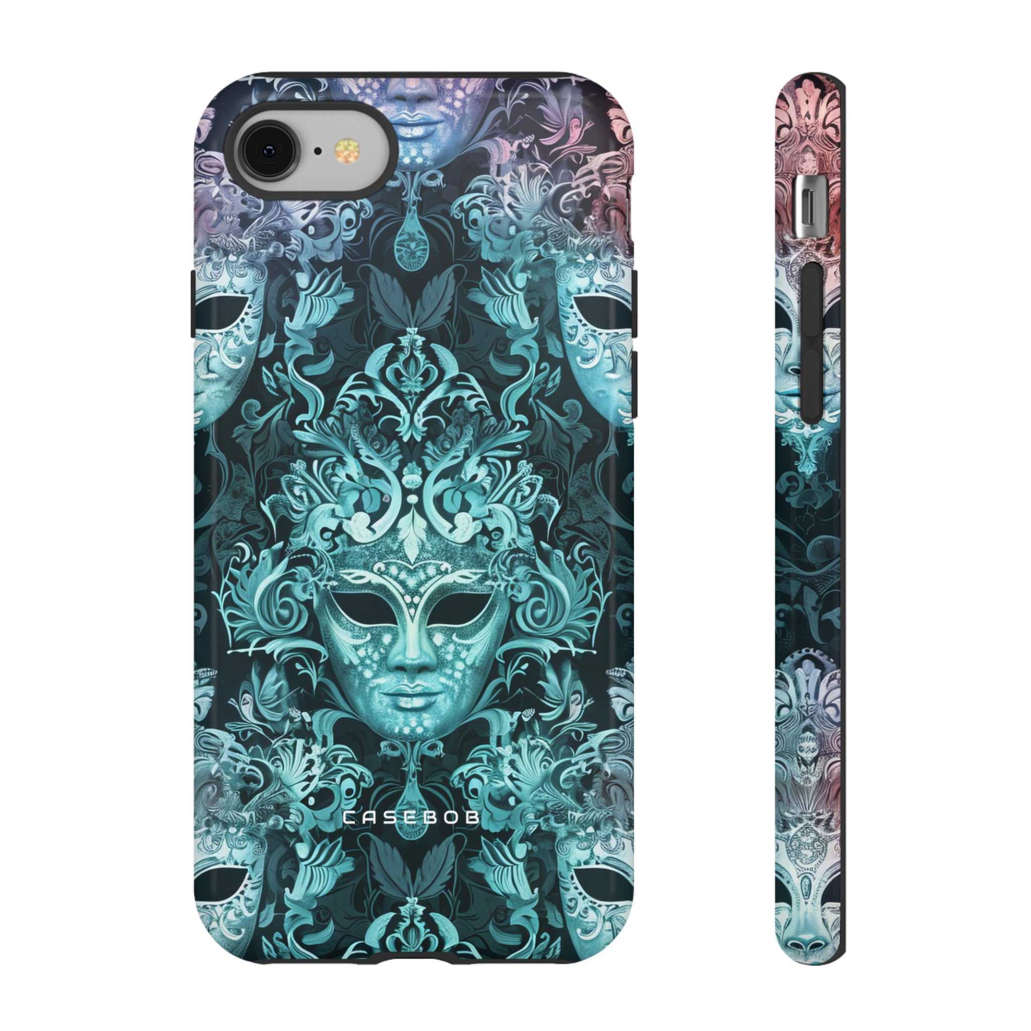 Venetian Mask Pastel Elegance - Protective Phone Case