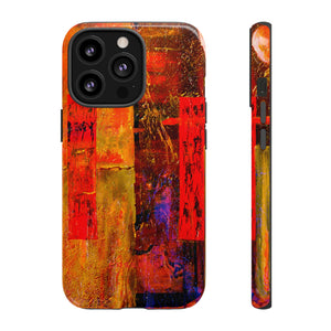 Red Oil Painting - Protective Phone Case