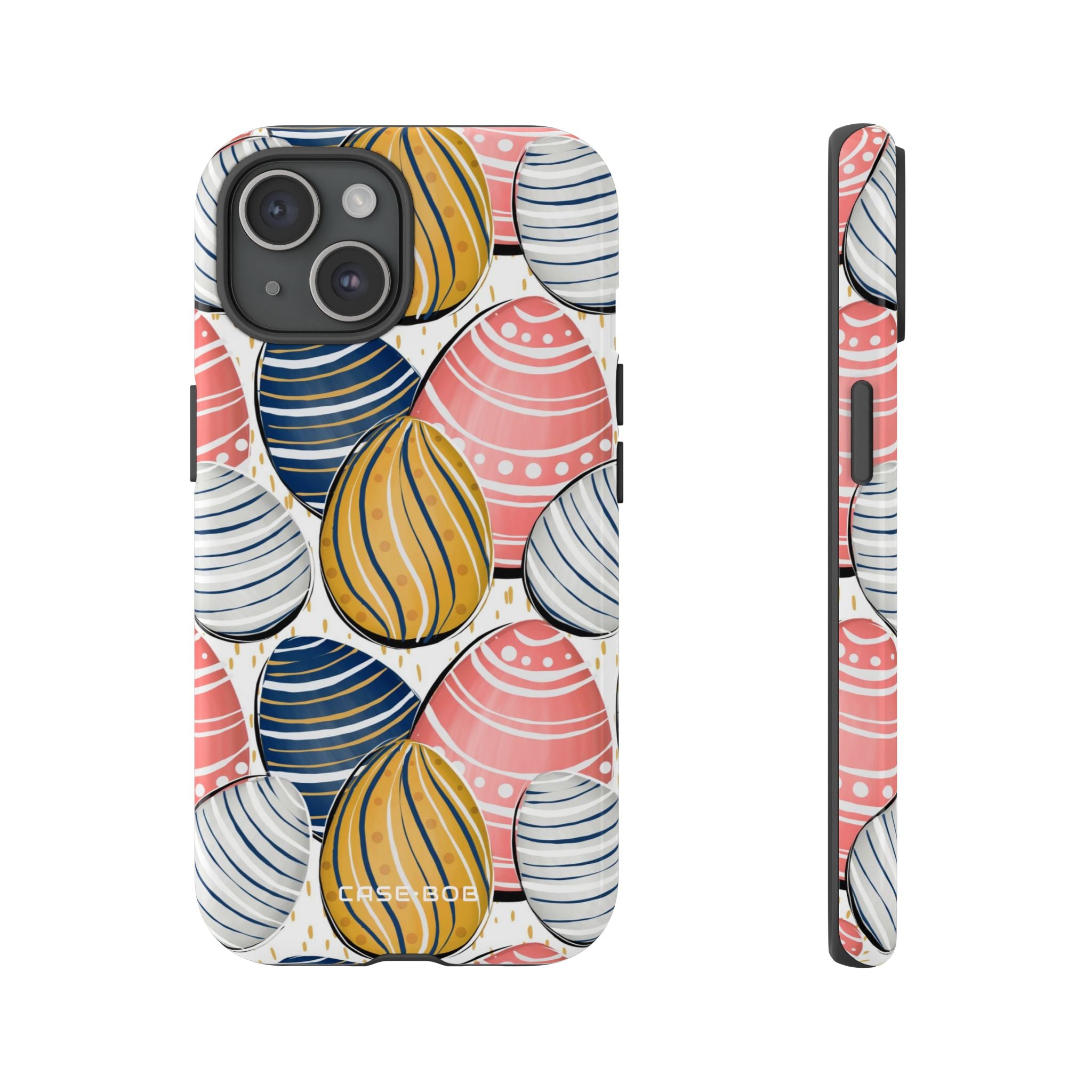 Pastel Eggs iPhone 15 Case - Tough