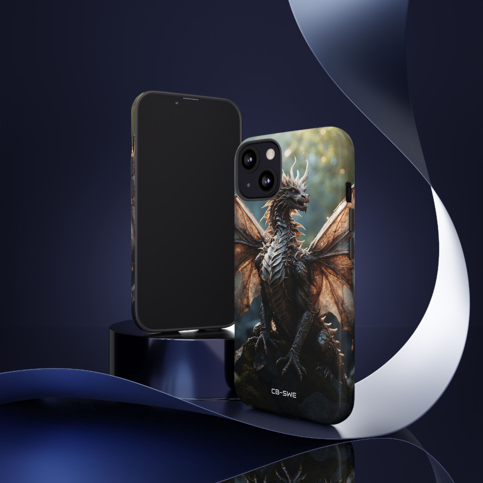 Majestic Dragon Glows - iPhone Case
