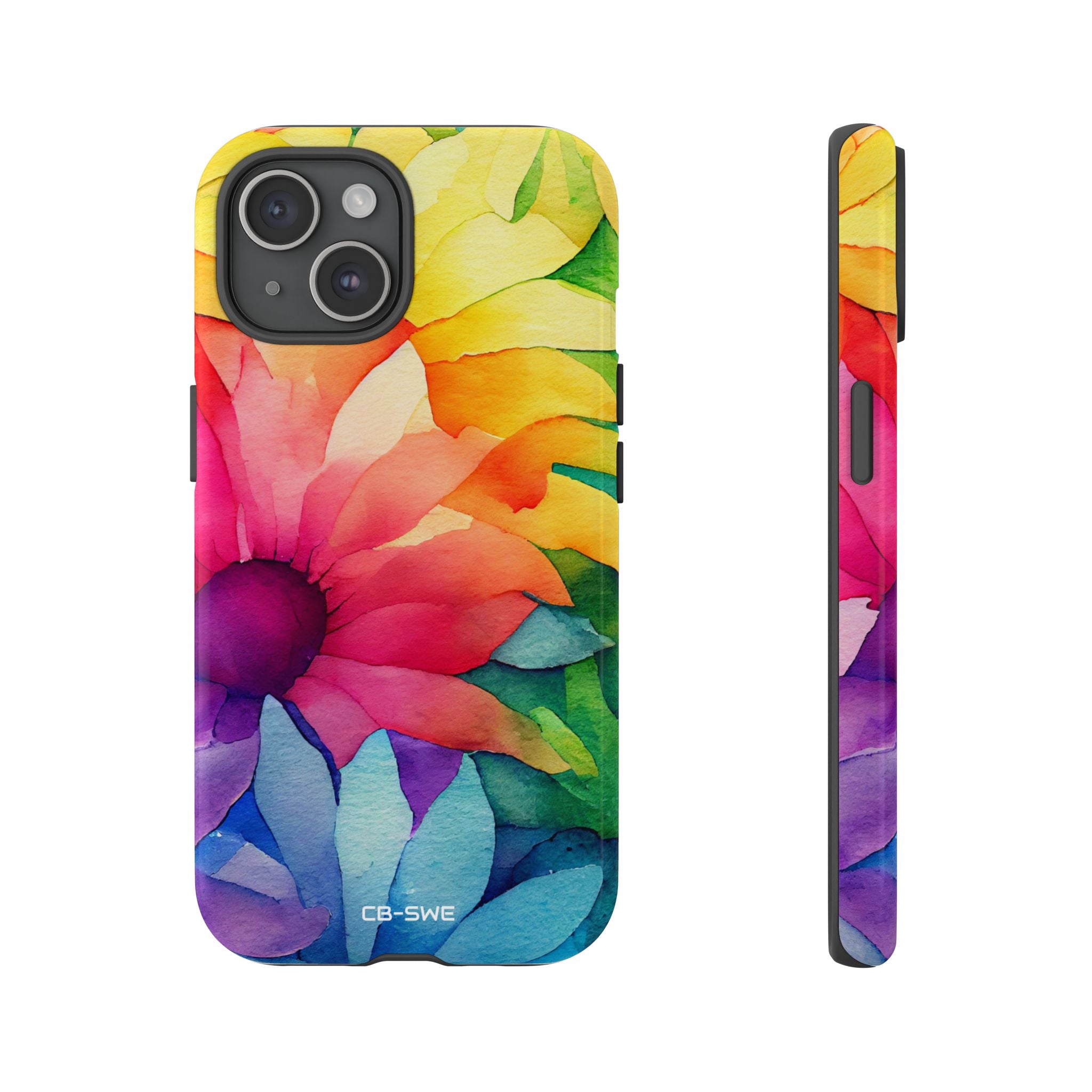Vibrant Floral Symphony - iPhone Case