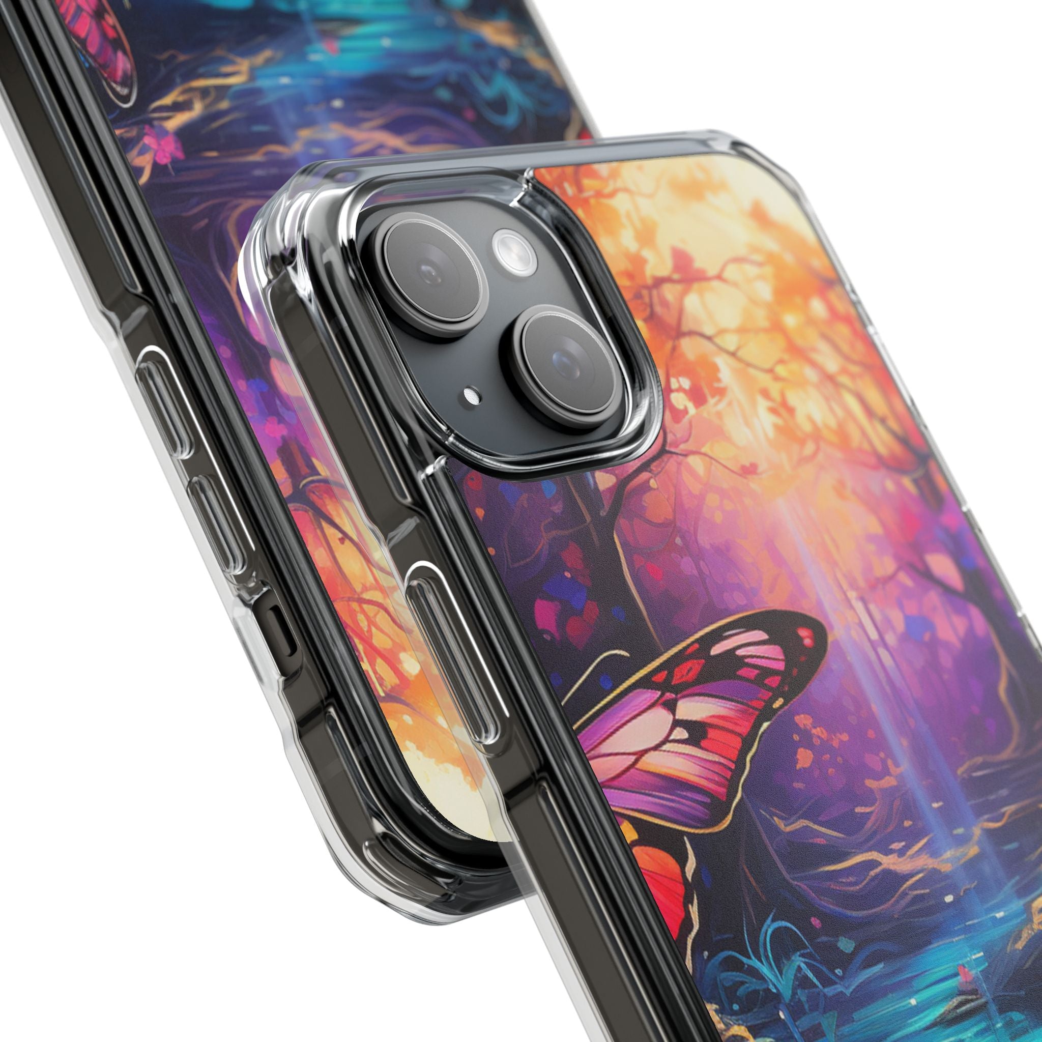 Enchanted Butterfly Forest iPhone Case - Impact