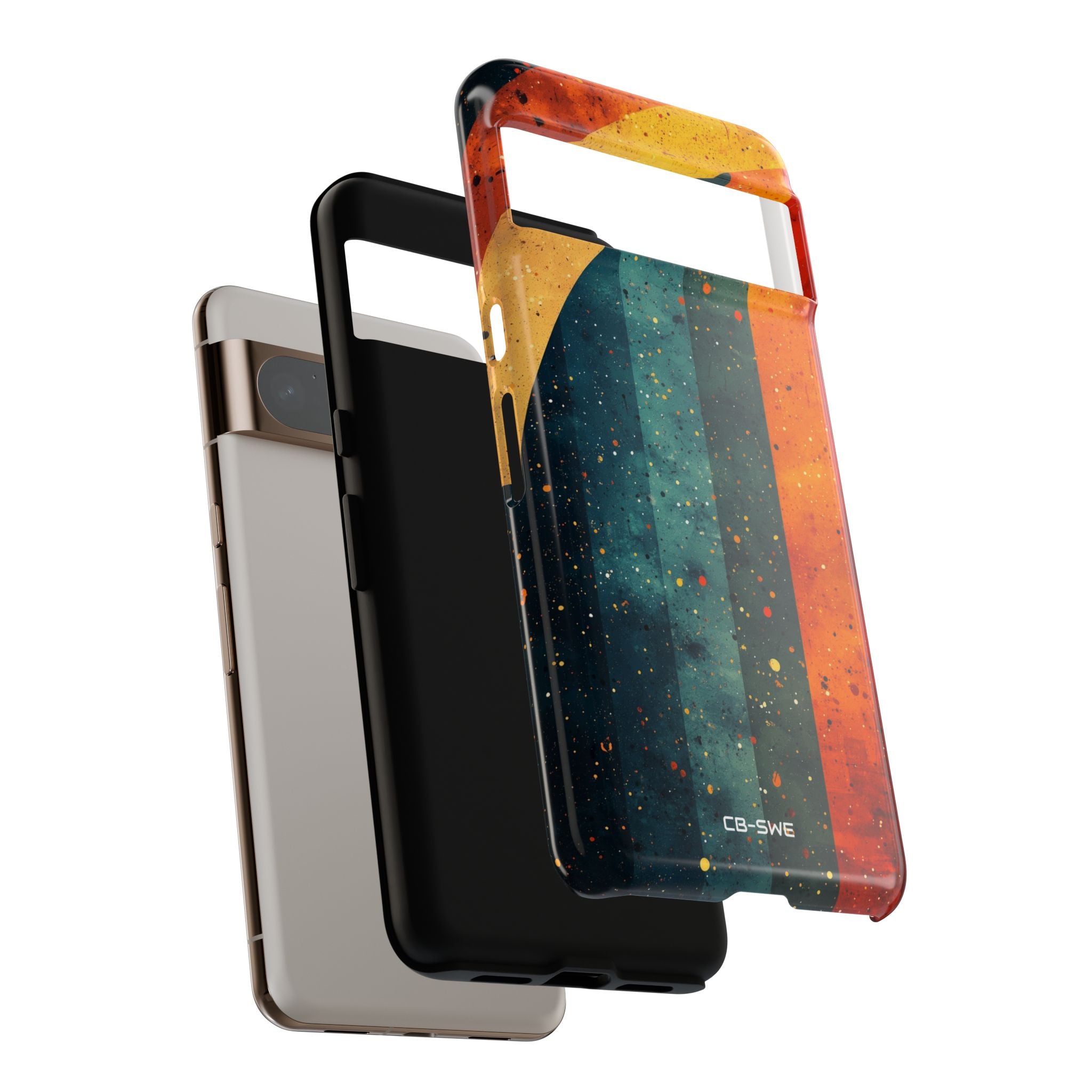 Vibrant Waves Dance - Google Pixel Case