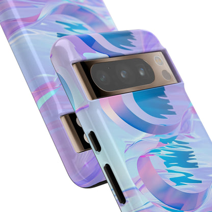 Iridescent Flowing Waves Google Pixel 8 - Tough