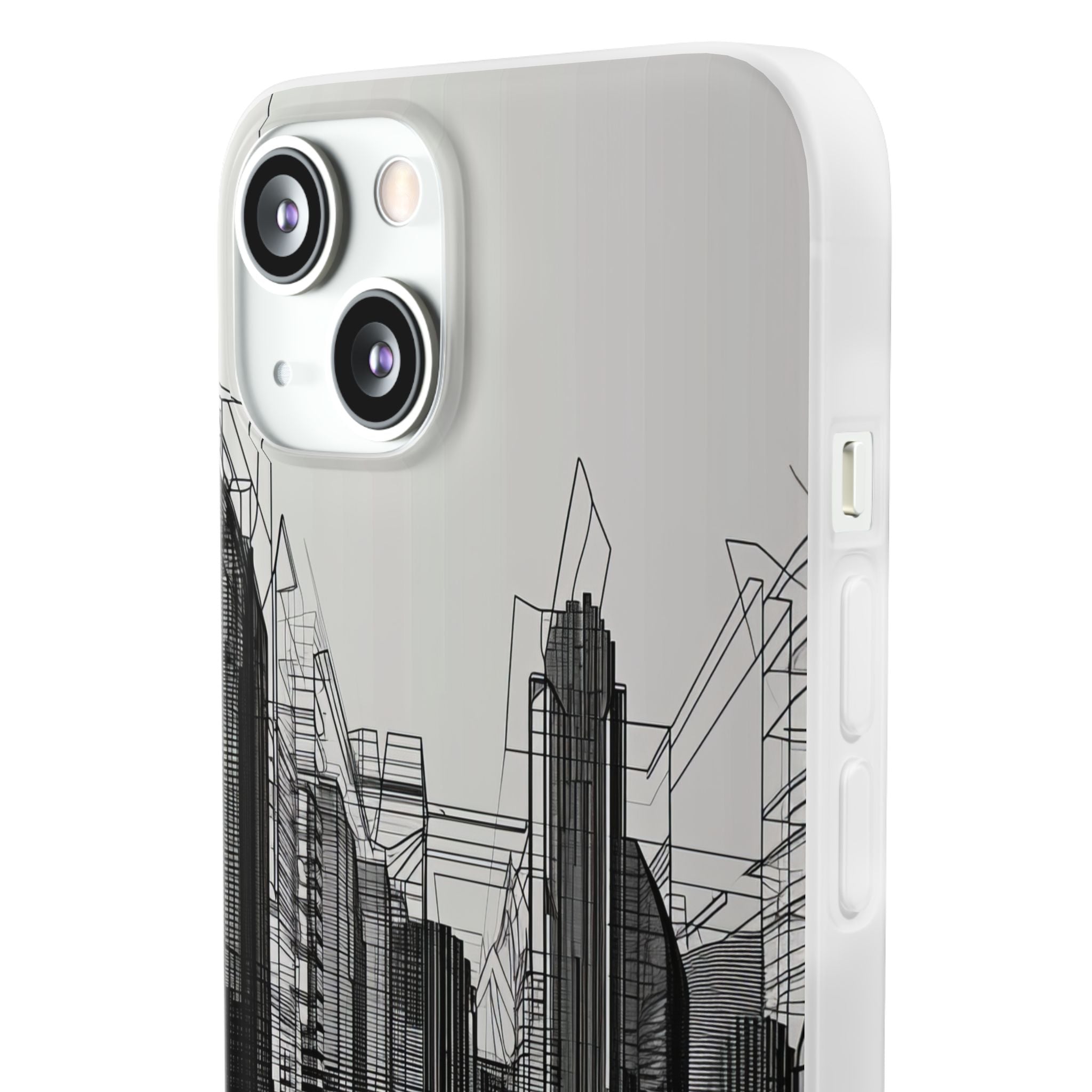 Urban Wireframe | Flexible Phone Case for iPhone