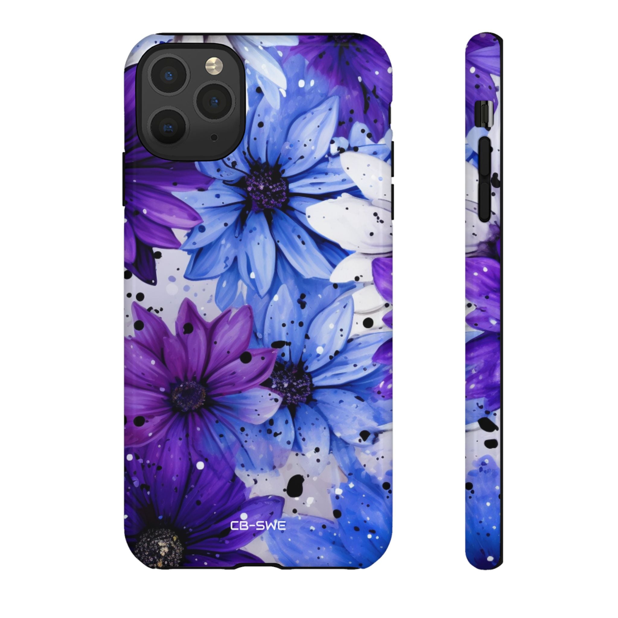 Vivid Splattered Blooms - iPhone Case