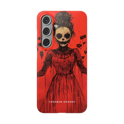 Haunting Scarlet Descent Samsung S24 - Slim Phone Case