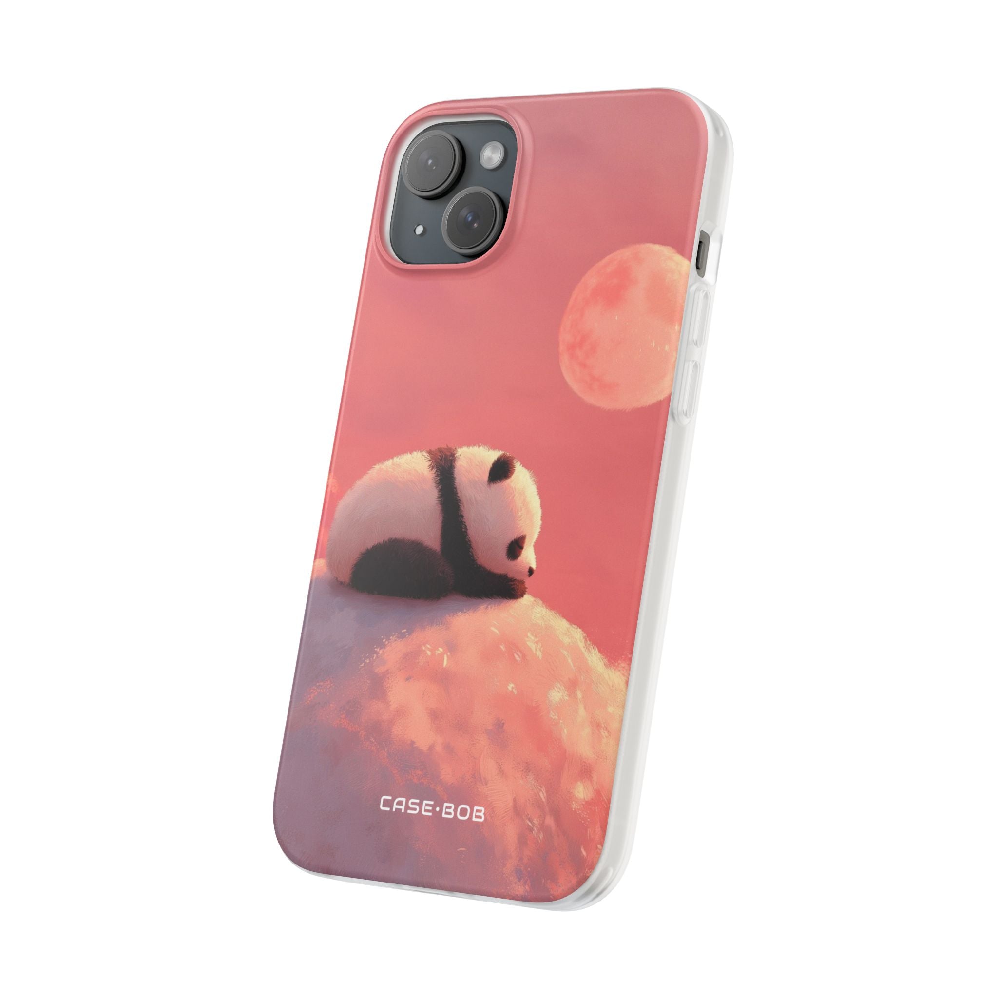 Panda Moonbeam iPhone 15 Plus Case - Soft