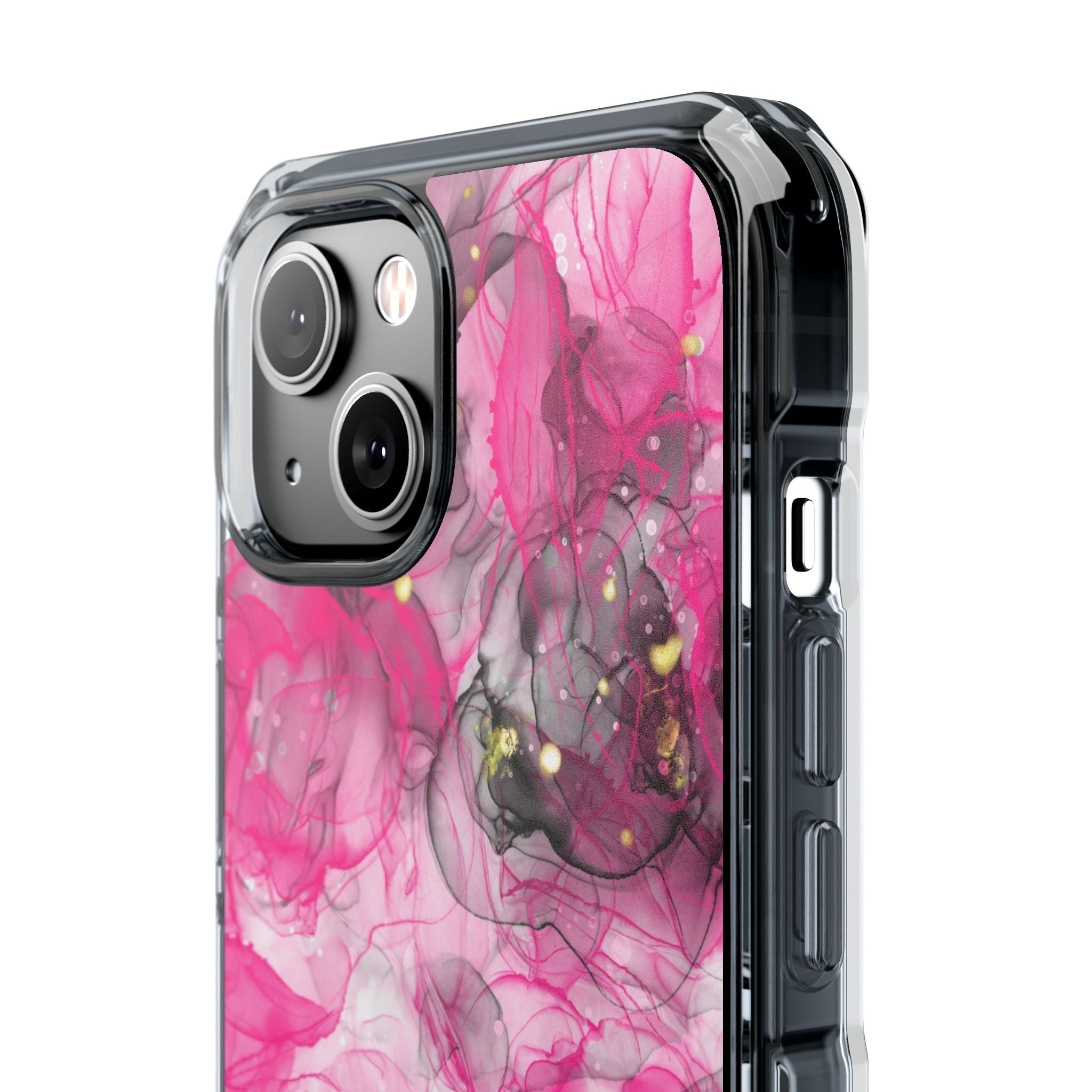 Vibrant Pink Swirls iPhone Case - Impact