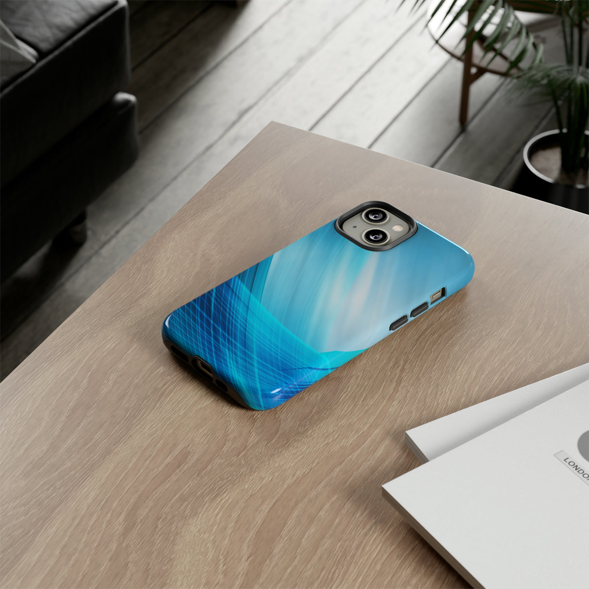 Abstract Blue - Protective Phone Case