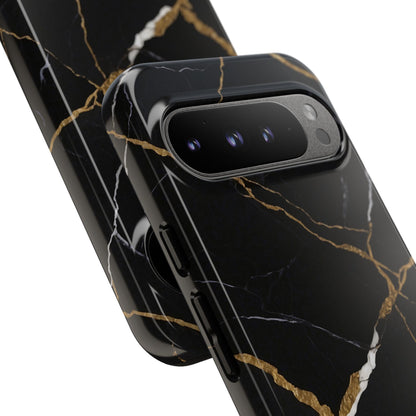 Golden Veins Emerge - Google Pixel Case