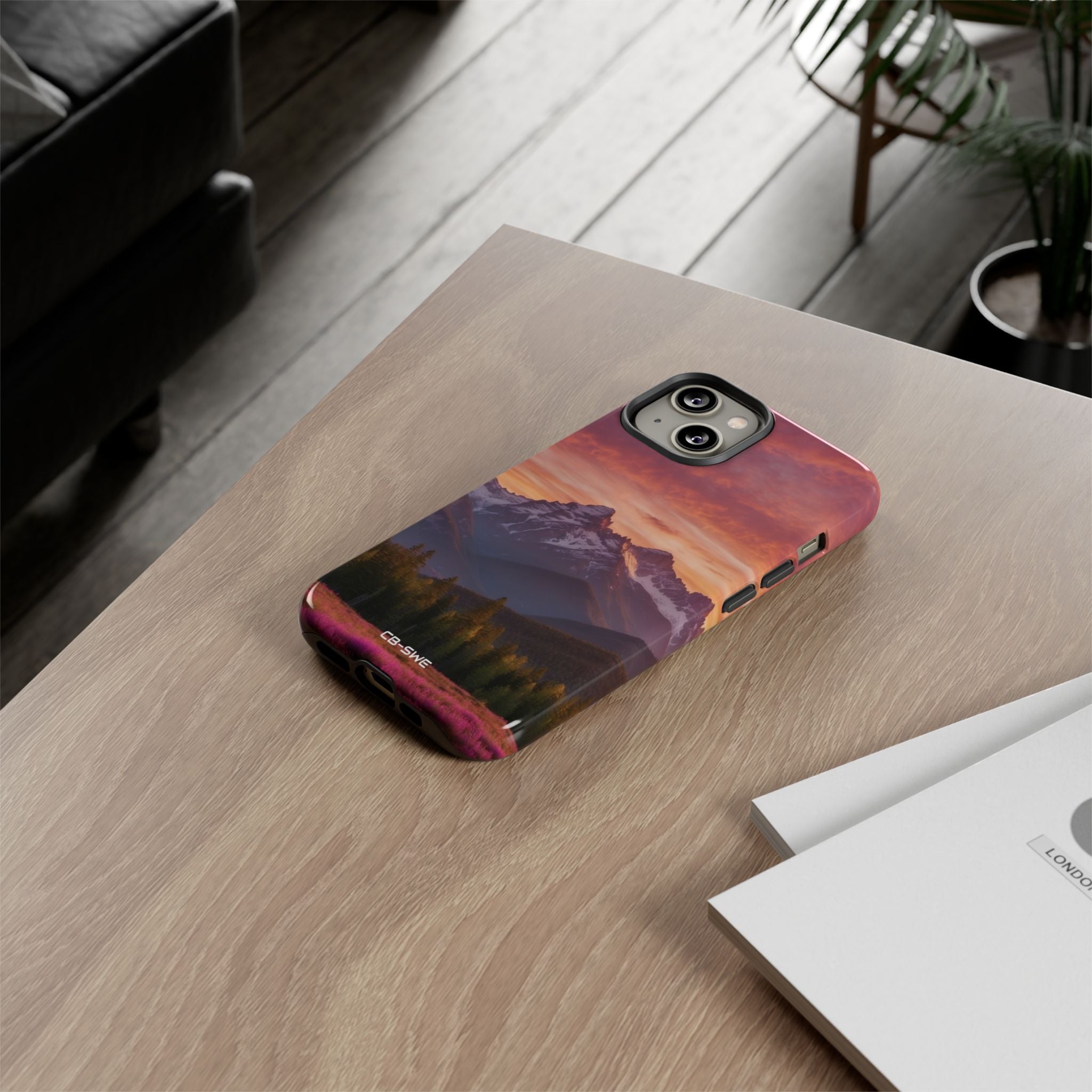 Mountain Peaks Glow - iPhone Case