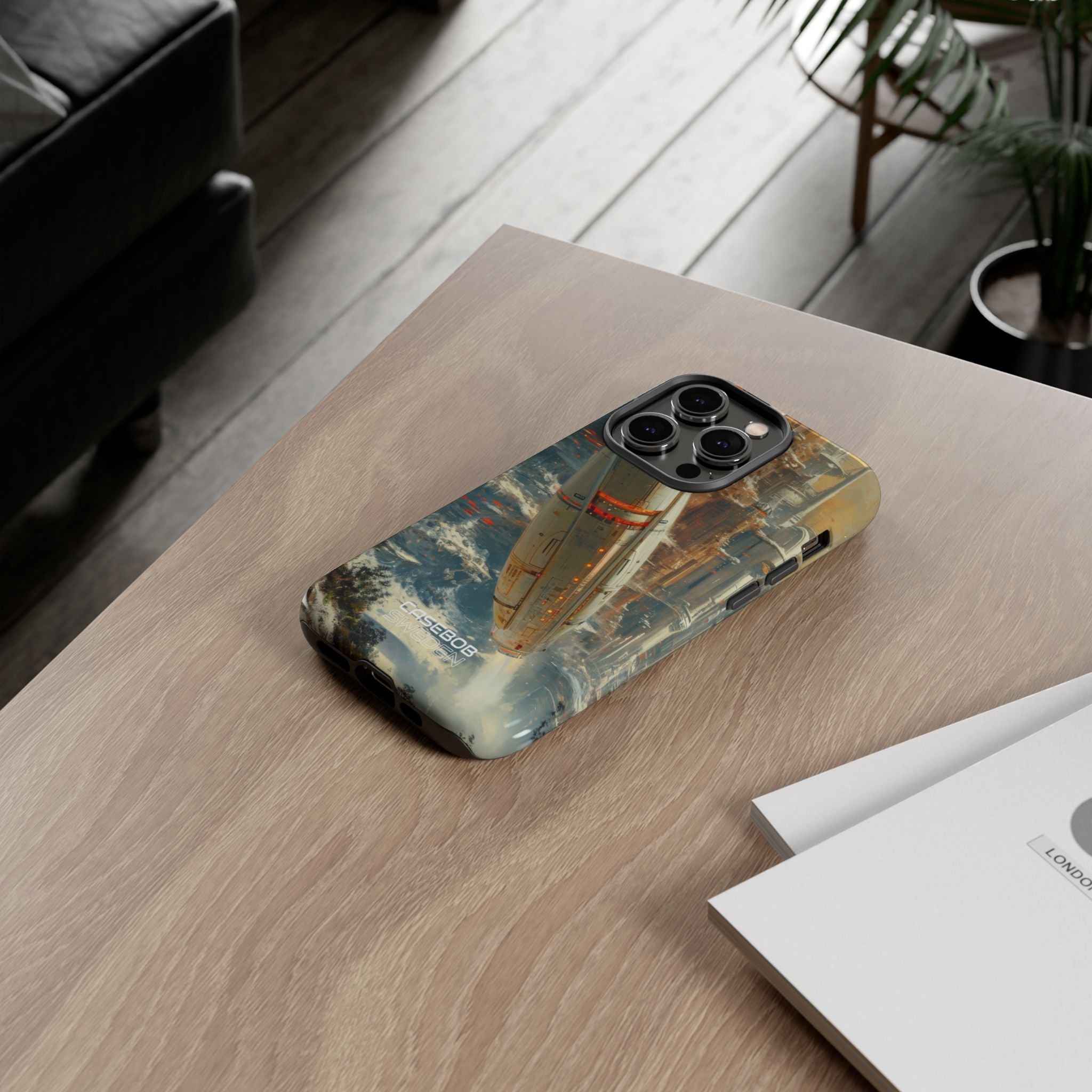 Futuristic Forest Voyage iPhone 14 - Tough