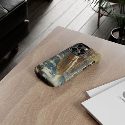Futuristic Forest Voyage iPhone 14 - Tough