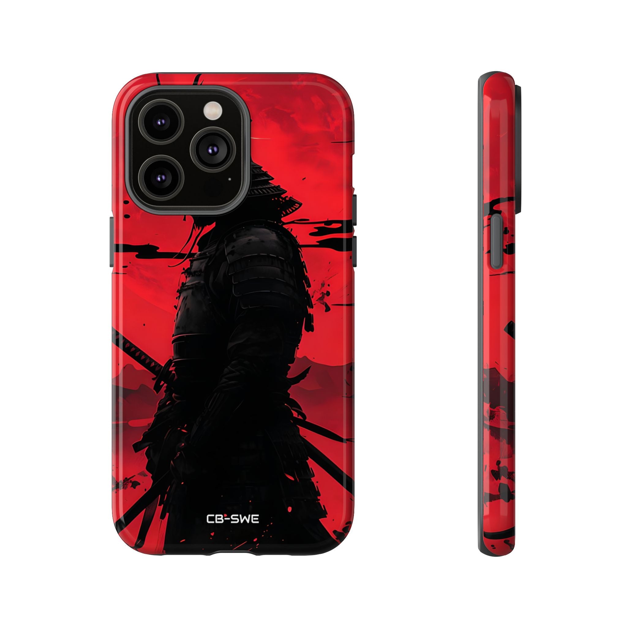 Red Samurai Shadow - iPhone Case