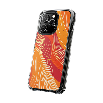 Gradient Flowwave Essence iPhone 14 - Clear Impact Phone Case