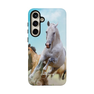 Blue Sky Horses - Protective Phone Case