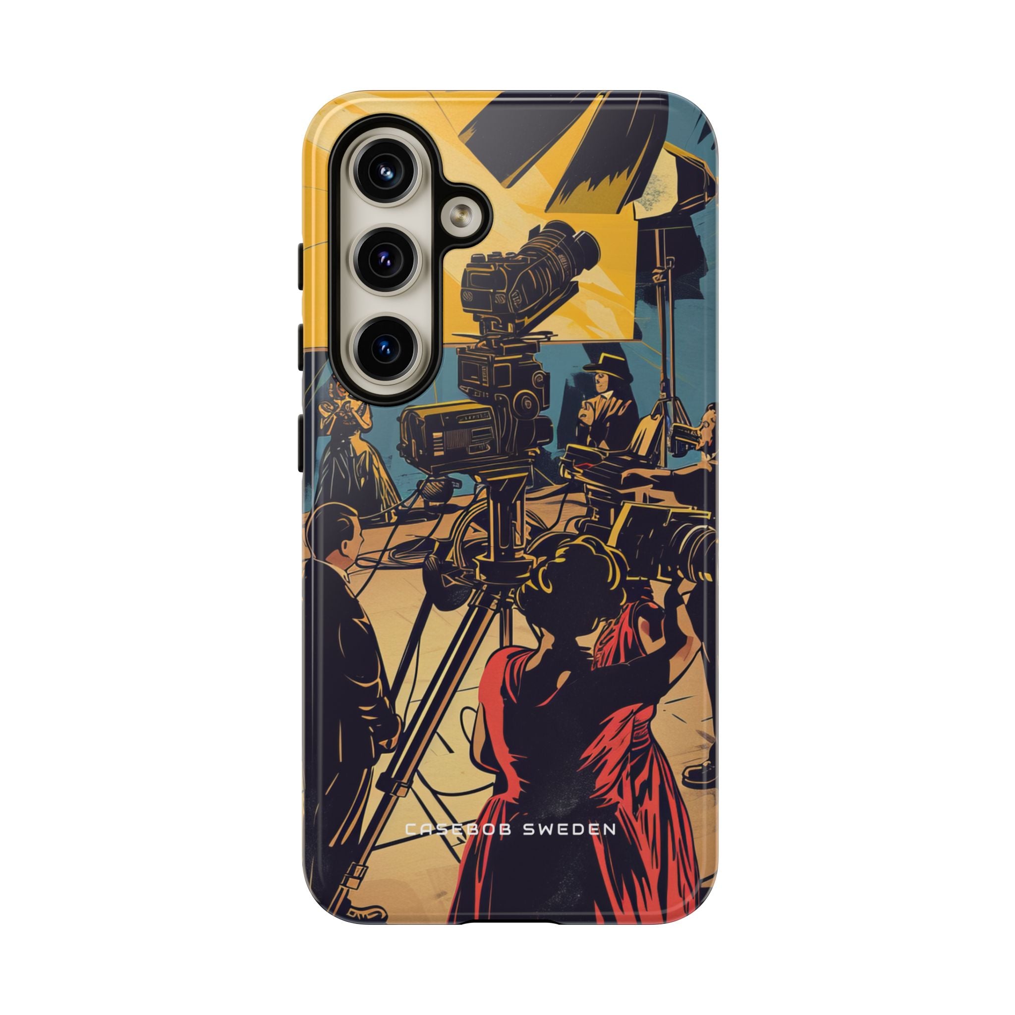 Golden Era Cinematic Spotlight Samsung S24 - Tough Phone Case