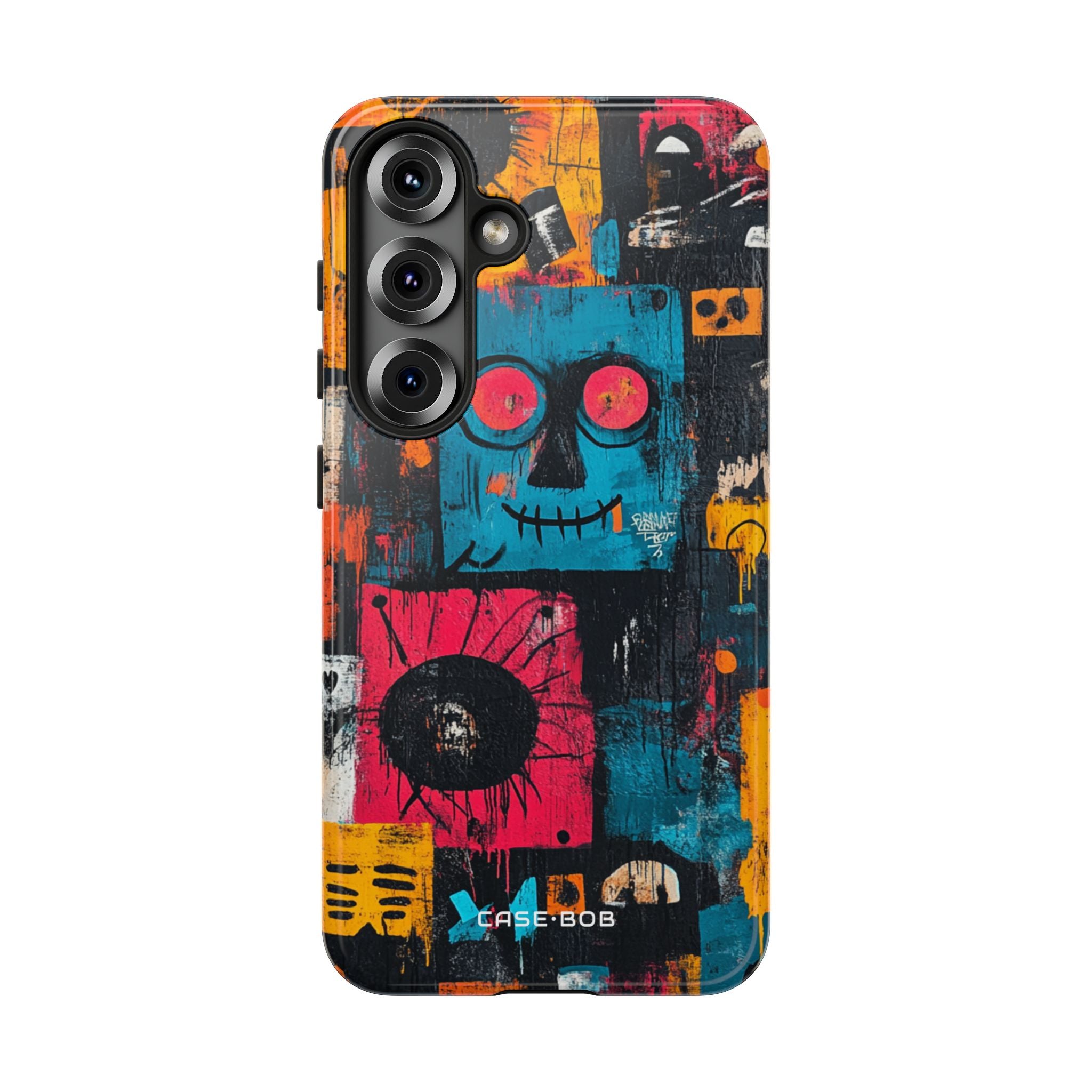 Blue Stitch Smile Samsung S25 Case - Tough