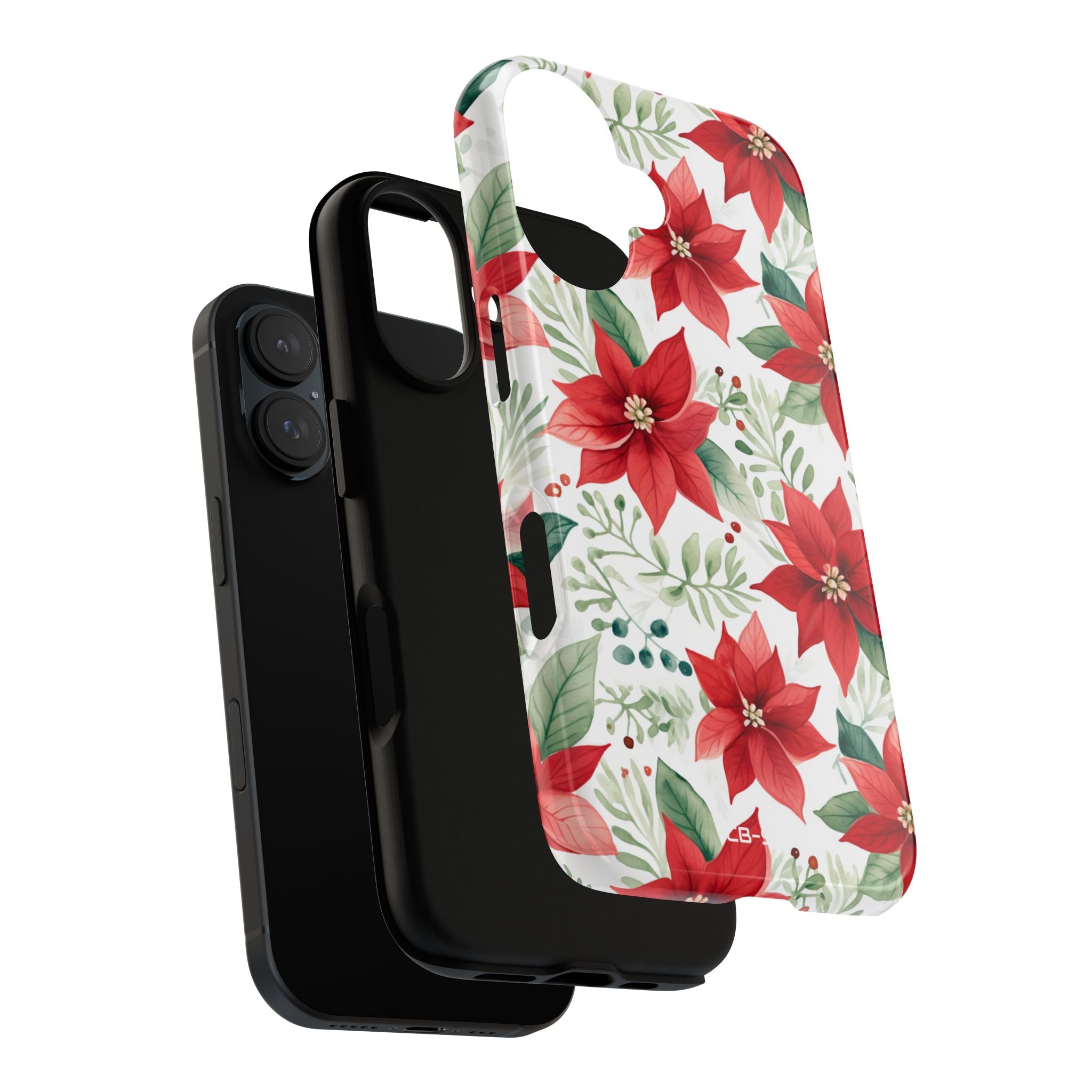 Poinsettias Bloom Bright - iPhone Case