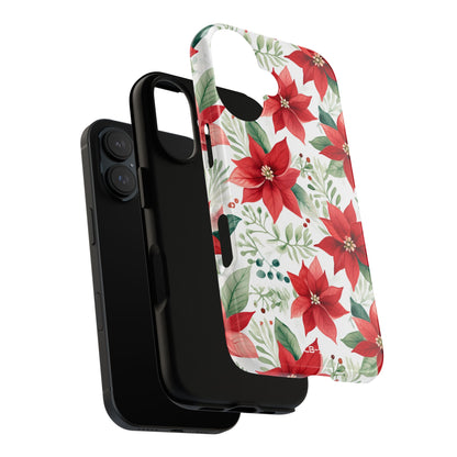 Poinsettias Bloom Bright - iPhone Case