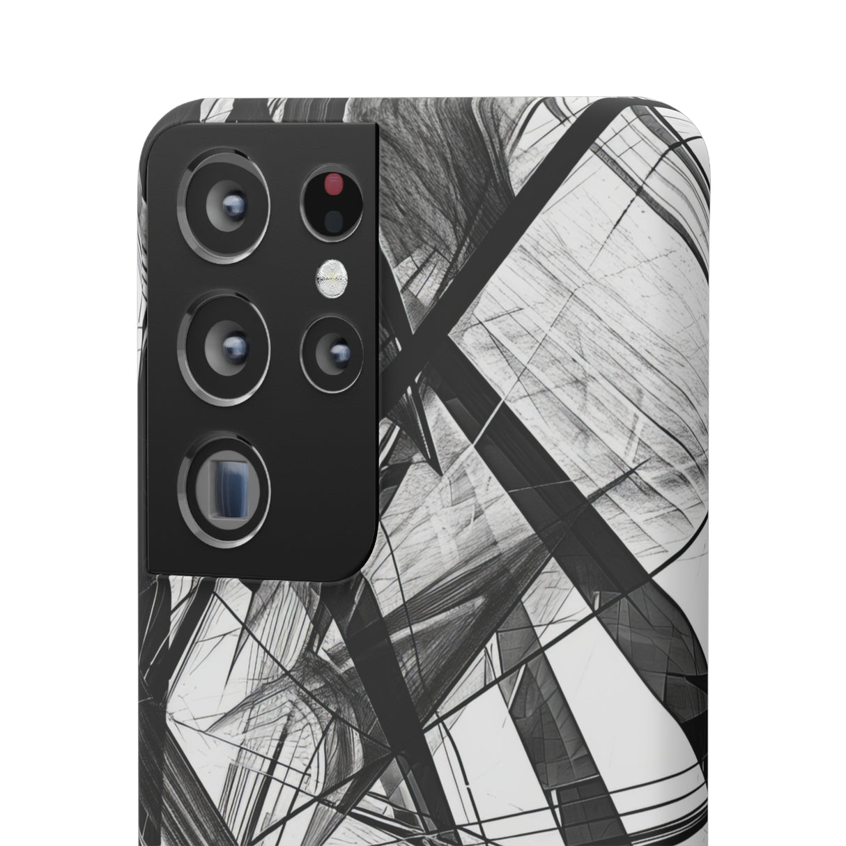 Monochrome Chaos | Slim Phone Case for Samsung