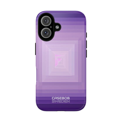 Purple Geometry Vortex iPhone 16 - Tough
