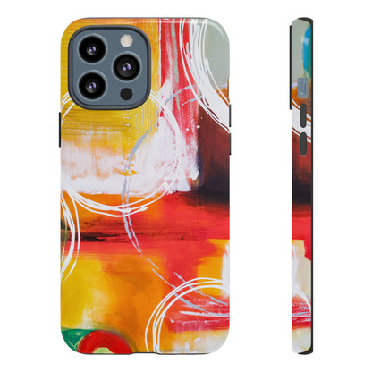 Abstract Yellow - Protective Phone Case