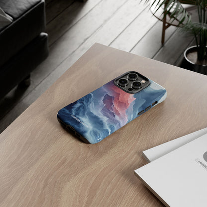 Mountain Wave Serenity - Tough iPhone 14 Phone Case