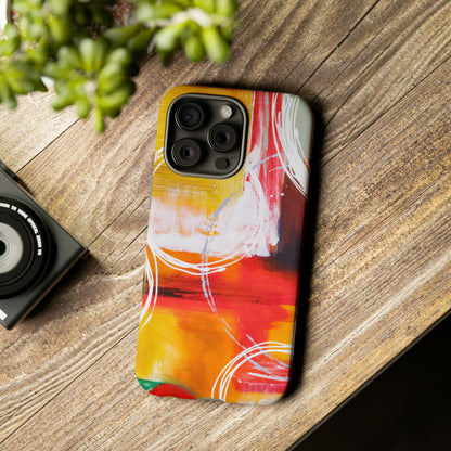 Abstract Yellow - Protective Phone Case