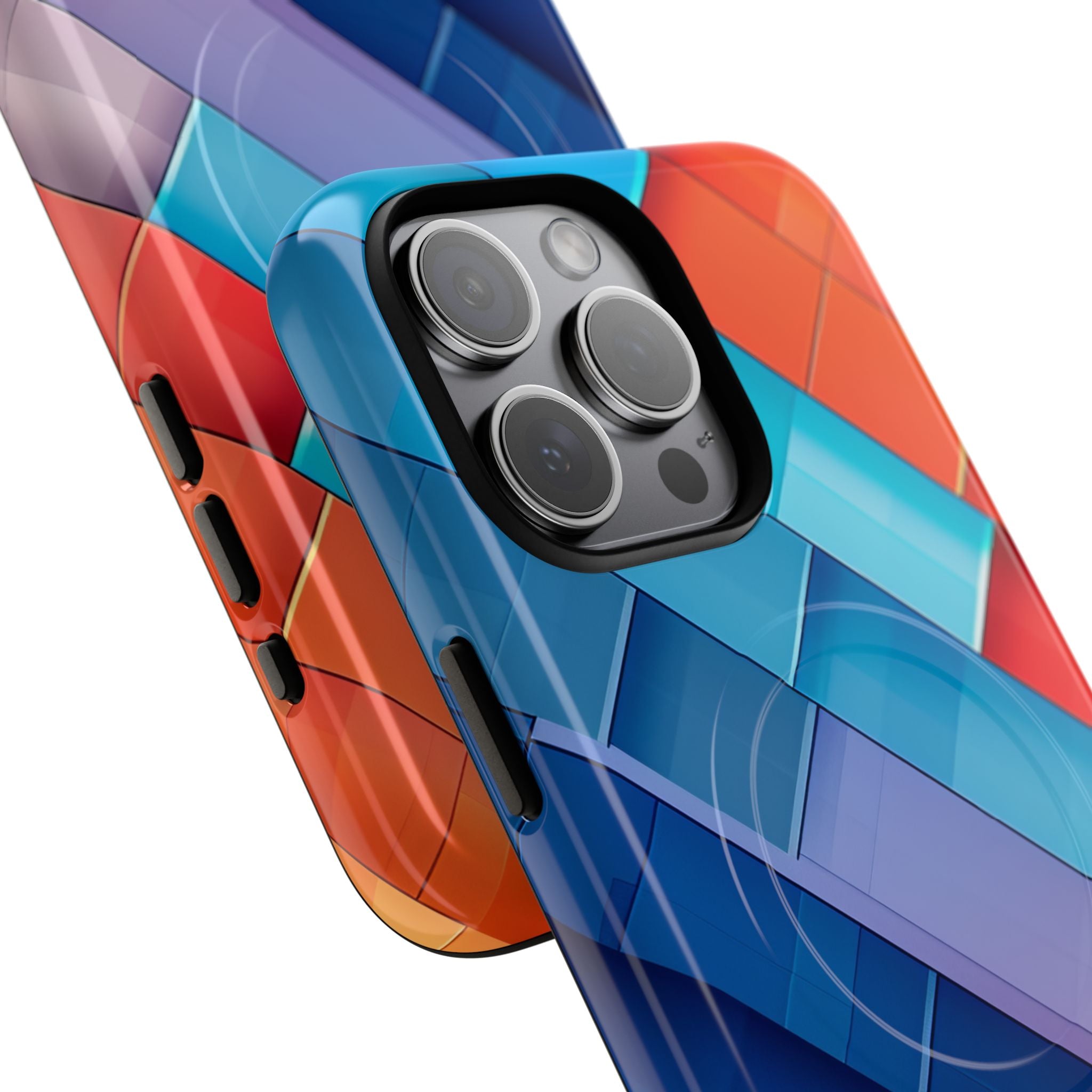 Vibrant GeoFlow iPhone 15 | Tough+ Phone Case