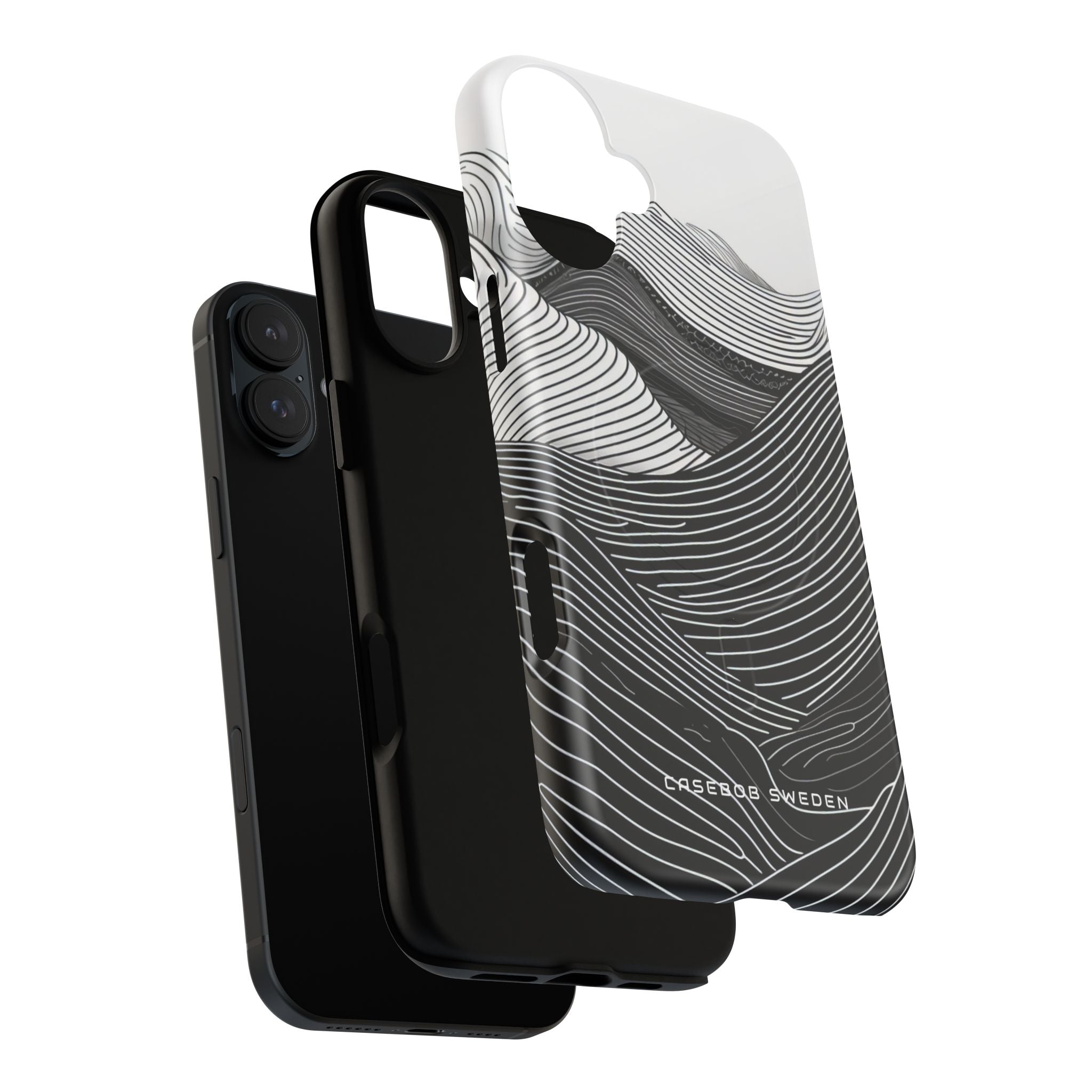 Undulating Horizon Waves iPhone 16  Tough+ Phone Case