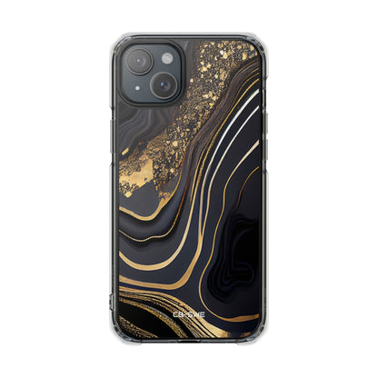 Elegant Gold Streams iPhone Case - Impact