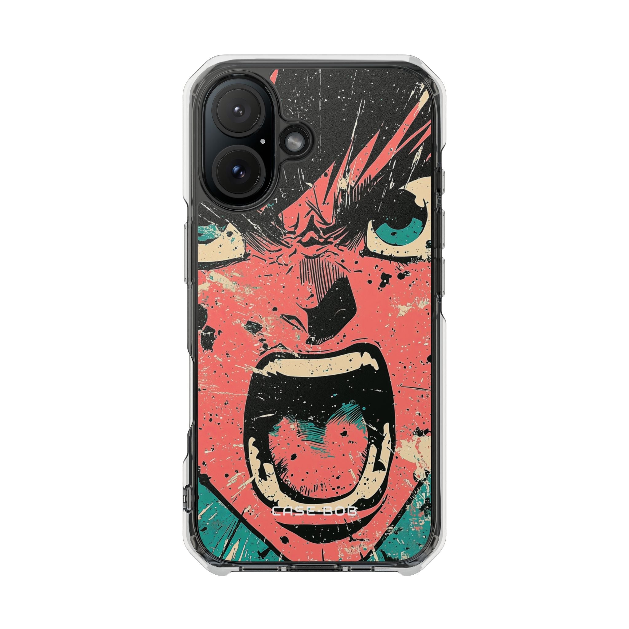 Screaming Face Pink iPhone 15 Case - Impact