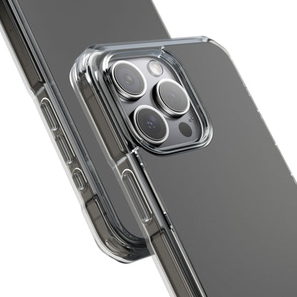 Granite Gray - Clear Impact Case for iPhone