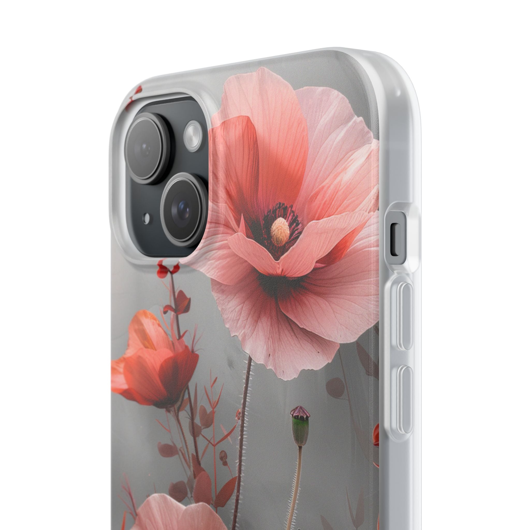 Ethereal Floral Elegance iPhone 15 - Flexi Phone Case