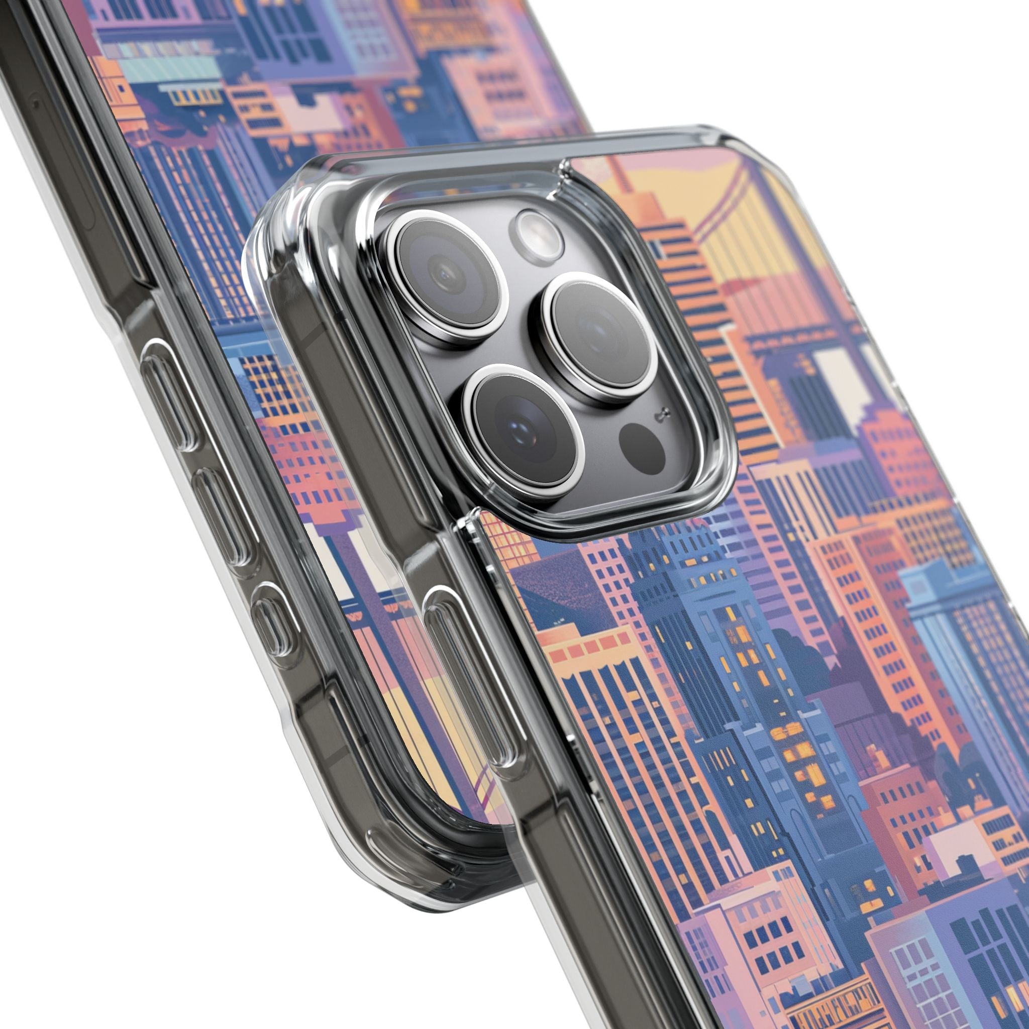 Urban Energy - Clear Impact iPhone 15 Phone Case