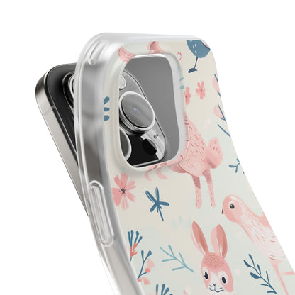 Pastel Whimsical Nature - Flexi iPhone 16 Phone Case