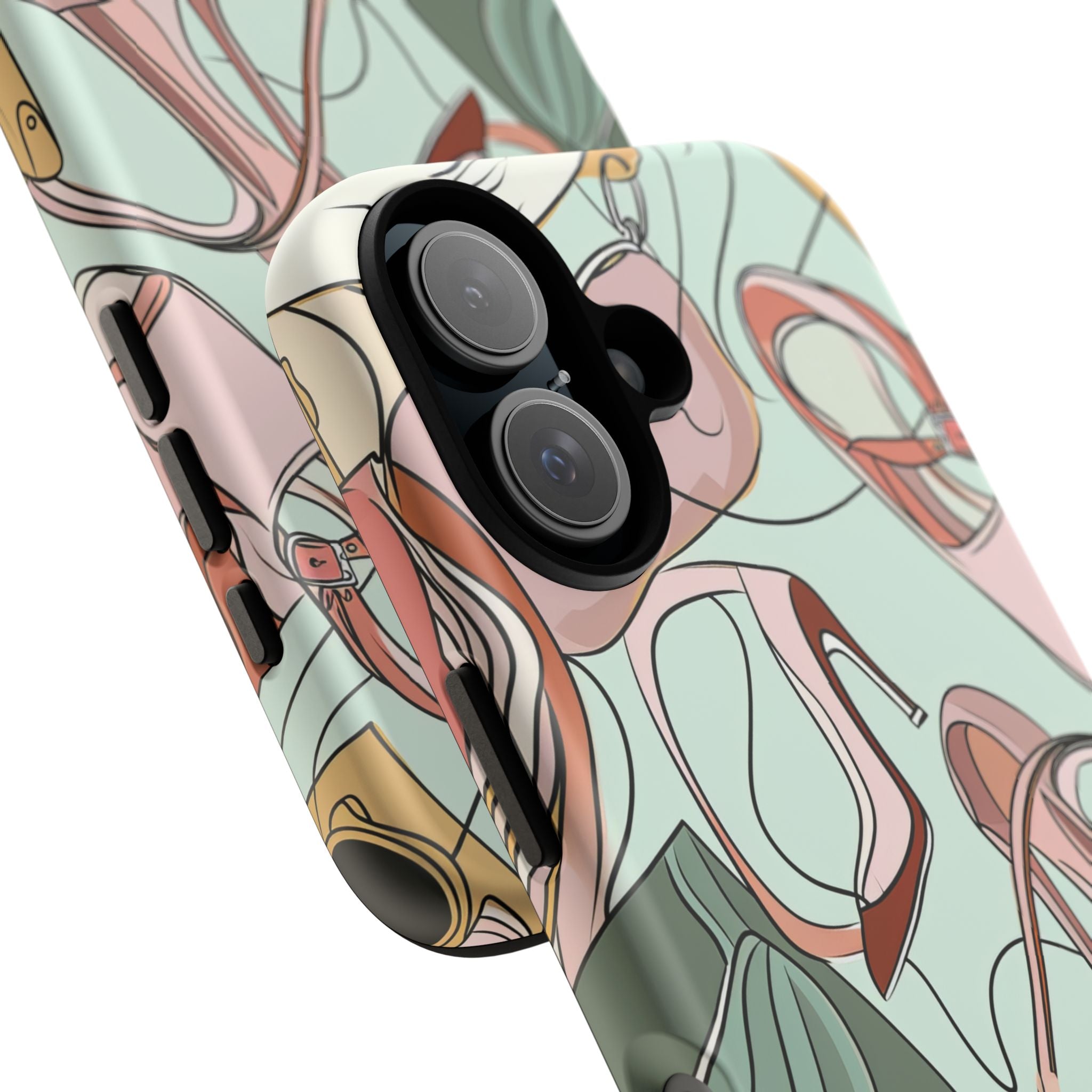 Chic Pastel Fashion Ensemble - for iPhone 16