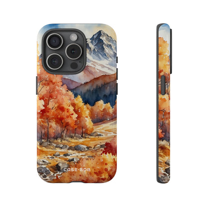 Snowcapped Radiance iPhone 15 Pro Case - Tough