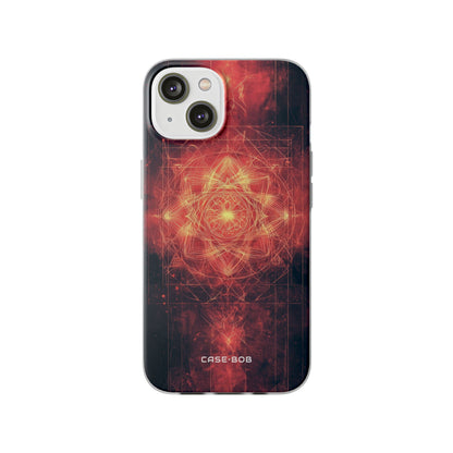 Radiant Mandala iPhone 14 Case - Soft