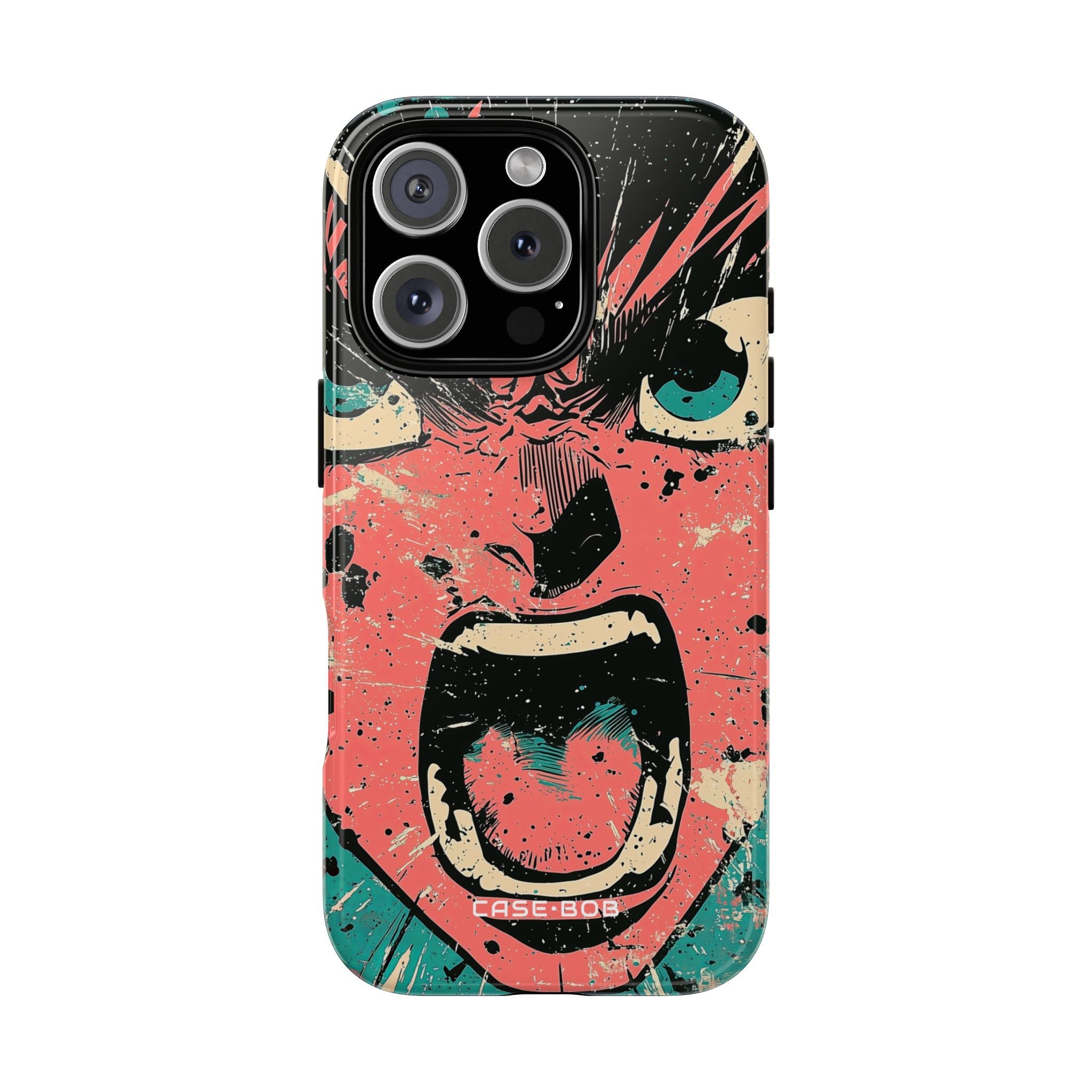 Screaming Face Chaos iPhone 16 Pro Case - Tough