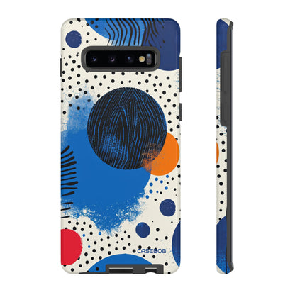 Blue Tranquil Geometry - Protective Phone Case