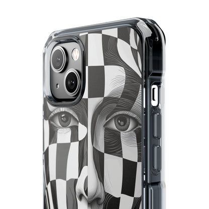 Checkered Face iPhone 14 Plus Case - Impact