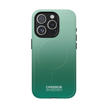 Teal Horizon Layers iPhone 15 - Tough+