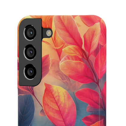 Red Blue Nature - Slim Samsung S22 Phone Case