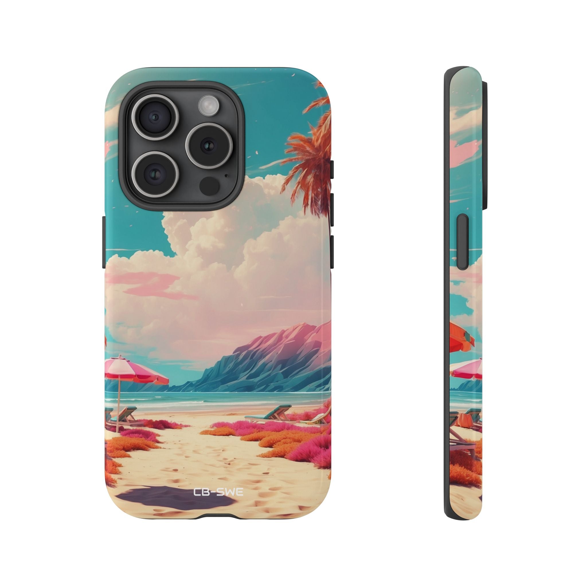 Vibrant Umbrellas Stand - iPhone Case